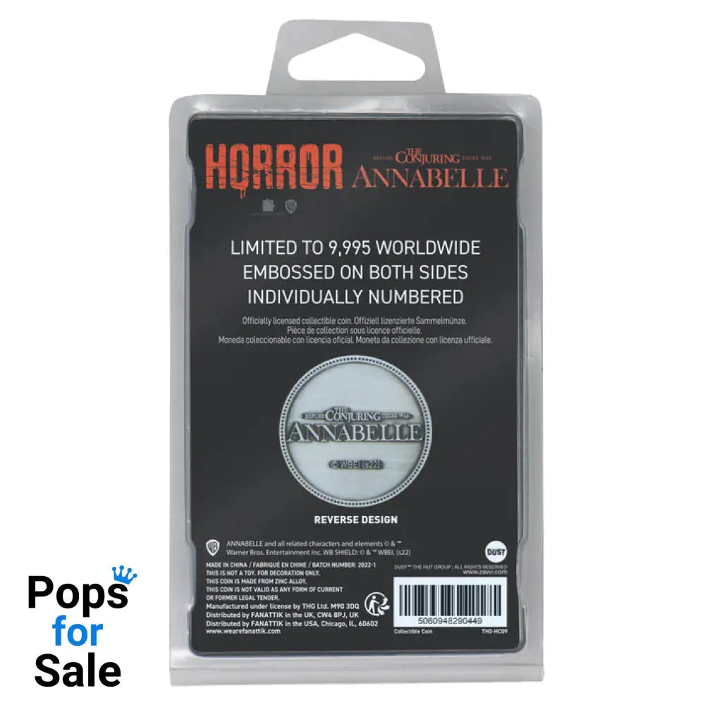 Annabelle Limited Edition Collectible Coin Coin