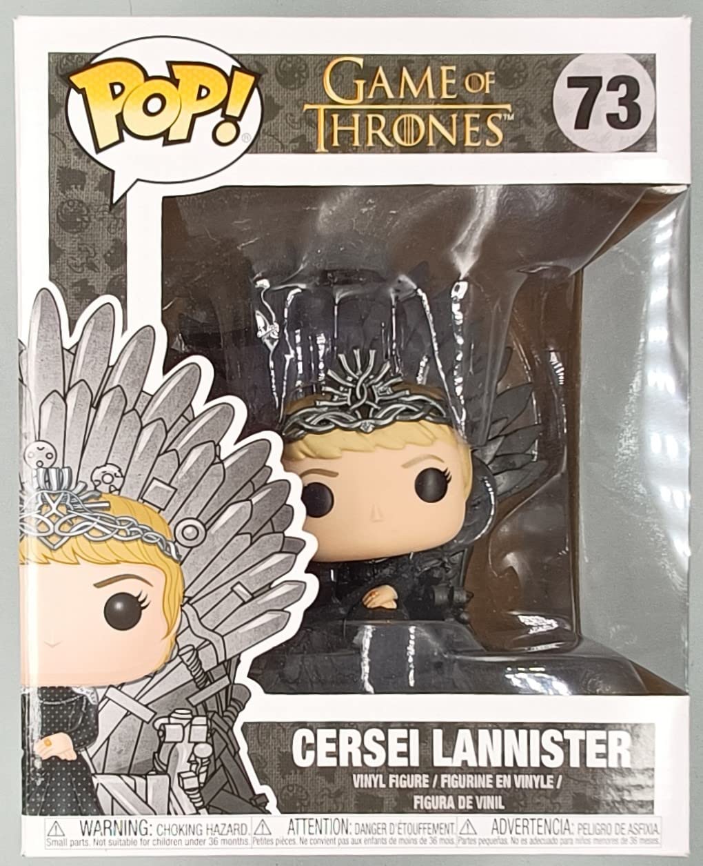 73 Cersei Lannister (on Iron Throne) Deluxe Game of Thrones Funko POP - Box Damaged