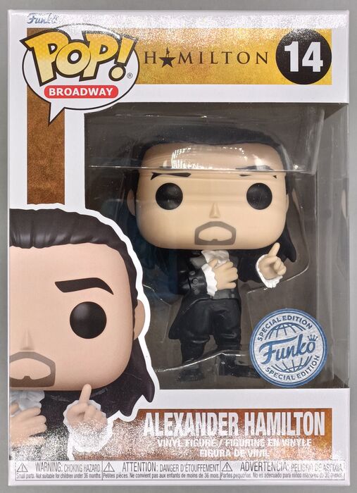 #14 Alexander Hamilton (Finale) Hamilton Broadway - Brand New Funko POP in Protector