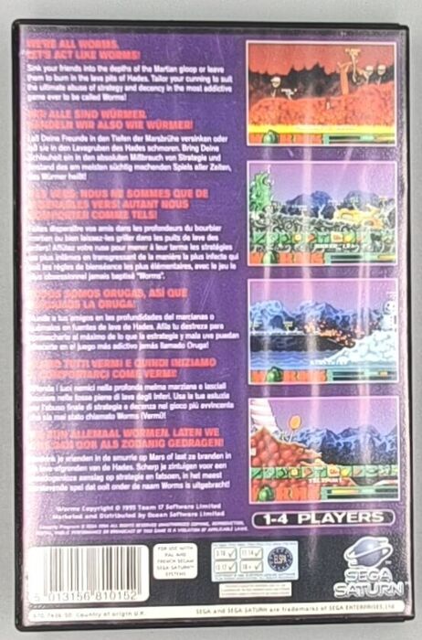 Worms for SEGA Saturn