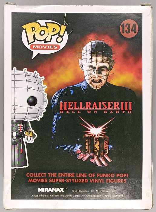 #134 Pinhead - Horror - Hellraiser III - Box Damaged Funko POP