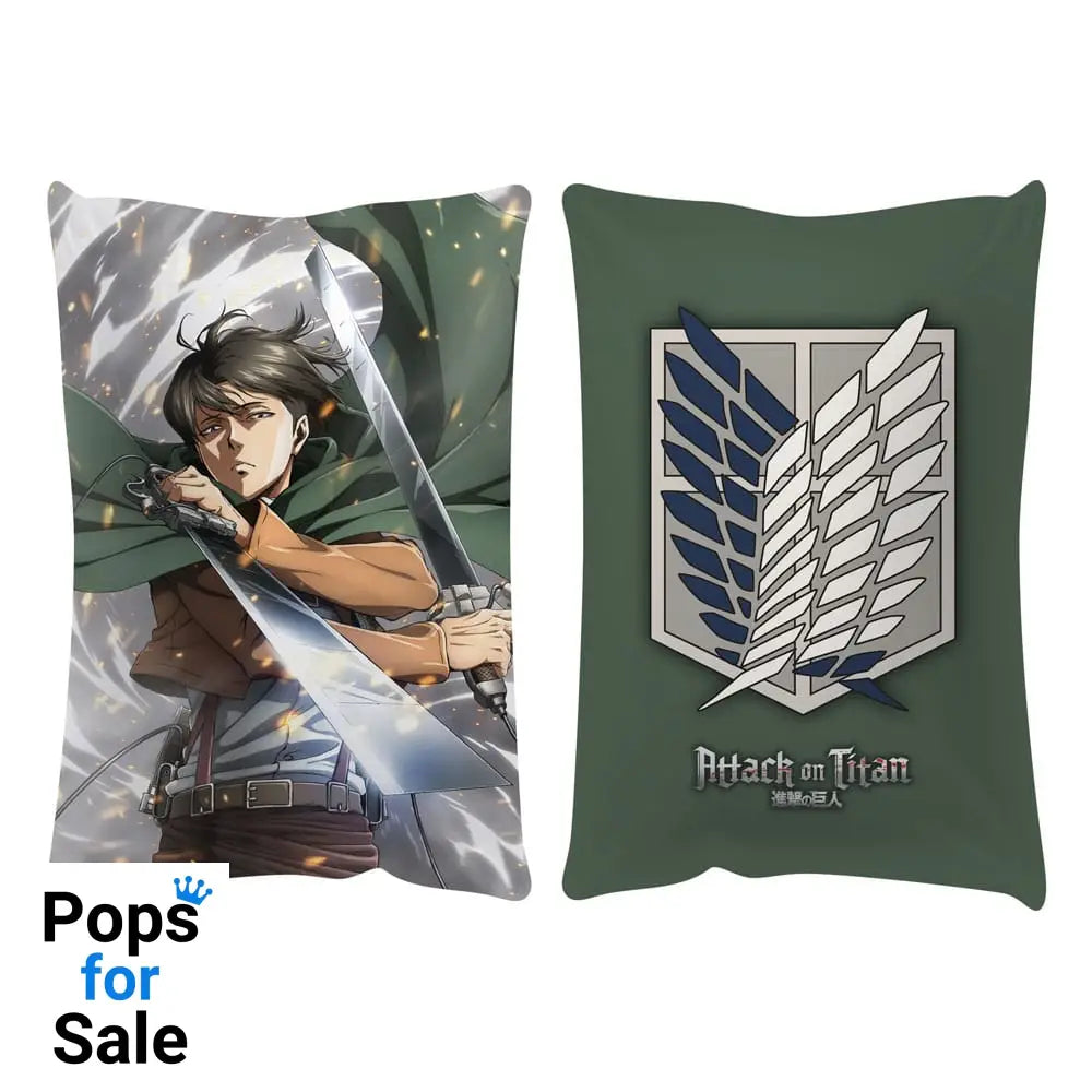 Attack on Titan Pillow Levi Attack 50 x 35 cm