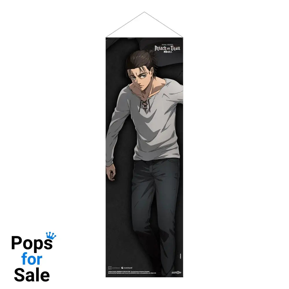 Attack on Titan Slim Wallscroll Eren Jaeger 30 x 90 cm Posters & Wallscrolls