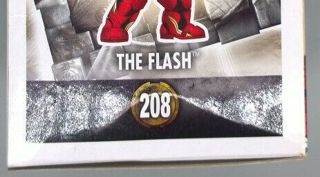 #208 The Flash - Pop Heroes - Justice League Box Damaged Funko POP