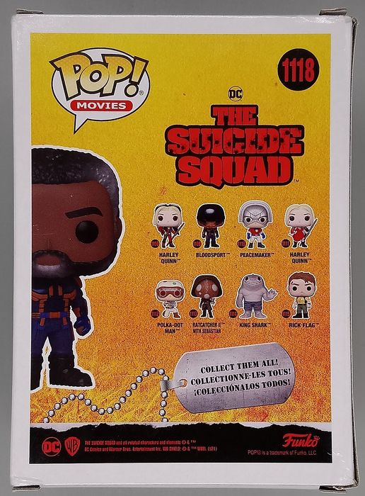 #1118 Bloodsport (Unmasked) The Suicide Squad Box Damaged Funko POP