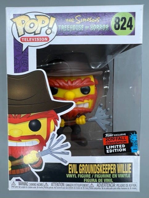 #824 Evil Groundskeeper Willie - The Simpsons - 2019 Con Funko POP