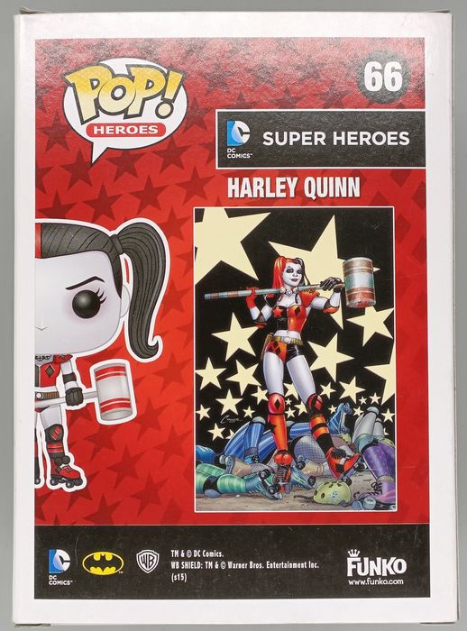 66 Harley Quinn (New 52- Roller Derby) - DC - Funko POP - Box Damaged