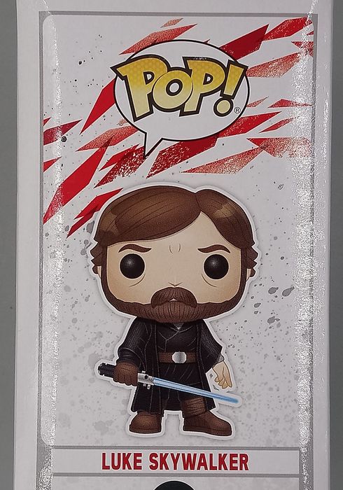 266 Luke Skywalker (Final Battle) Star Wars The Last Jedi Box Damaged Funko POP
