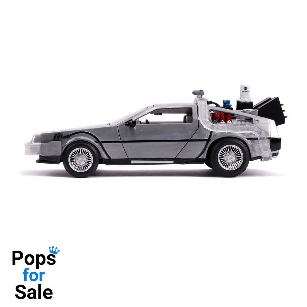 Back to the Future 2 Diecast Model 1/24 Time Machine Model 2