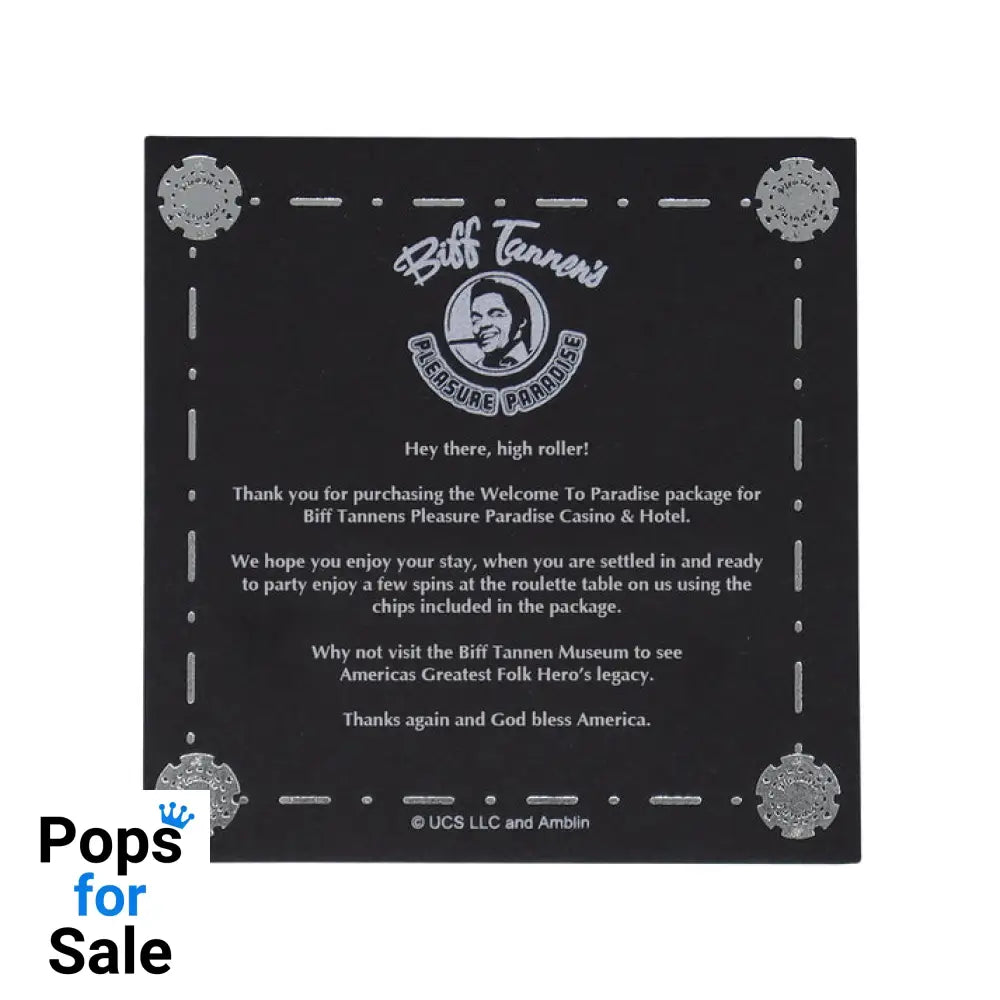 Back to the Future Biff Tannen’s Casino Set Premium Set