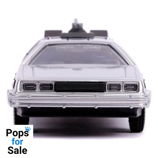 Back to the Future II Hollywood Rides Diecast Model 1/32 DeLorean Time Machine