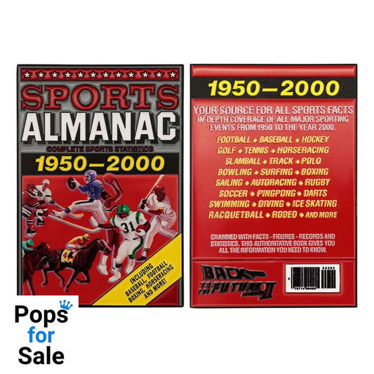 Back to the Future Ingot Sport Almanac Limited Edition