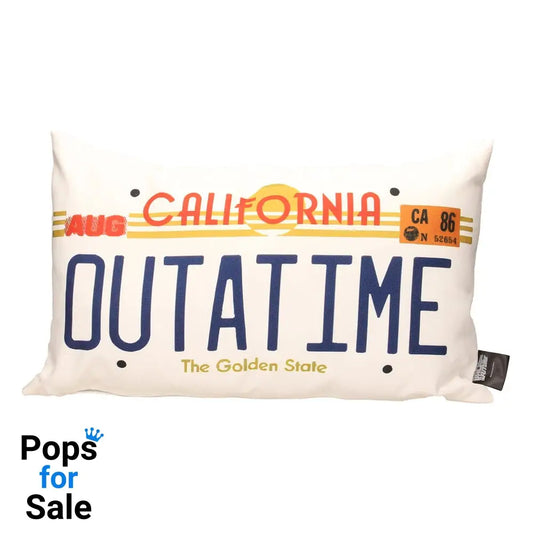 Back To The Future Pillow Out a Time 50 x 30 cm
