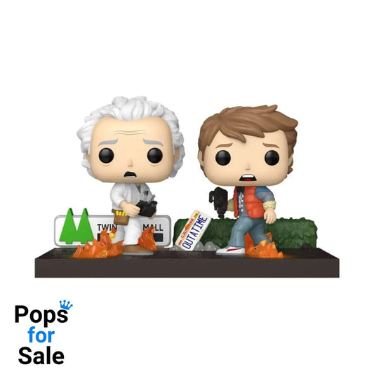 Back to the Future POP Moments Vinyl Figures Doc&Marty 9 cm