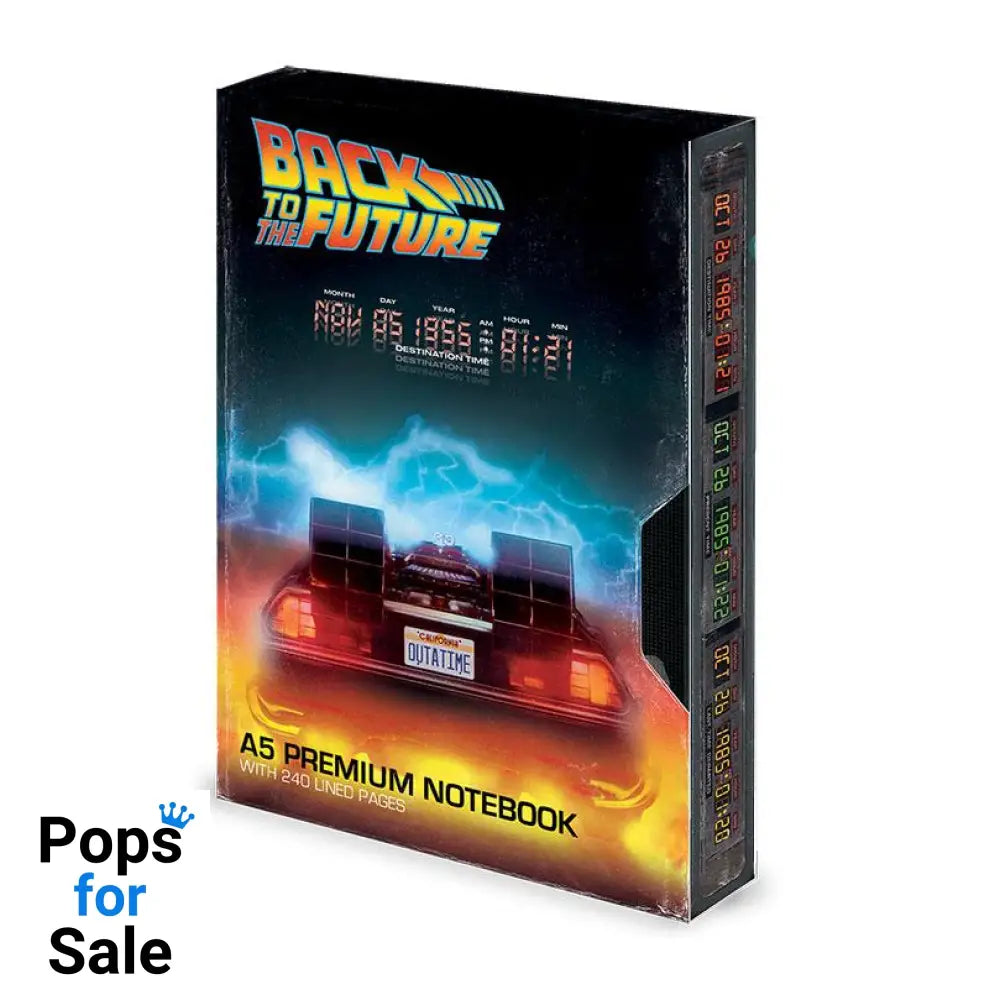 Back to the Future Premium Notebook A5 Great Scott VHS