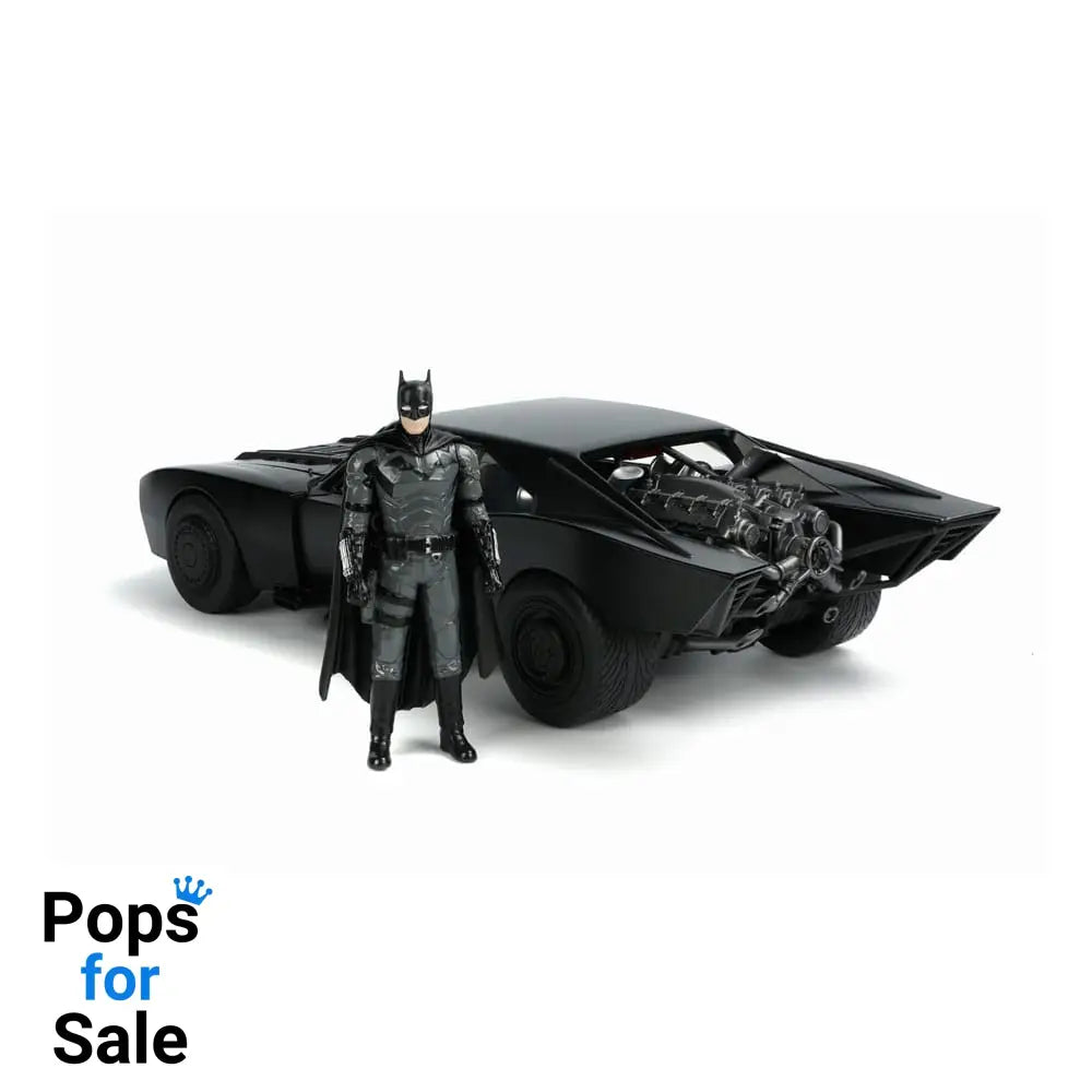 Batman 2022 Hollywood Rides Diecast Model 1/18 2022 Batmobile with Figure Vehicles