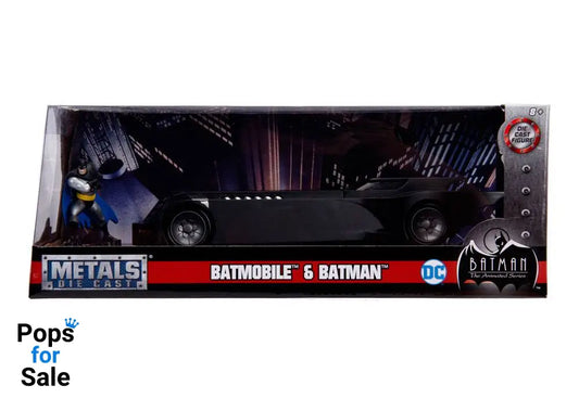 Batman Animated Series Metals Diecast Model 1/24 Batmobile with figure