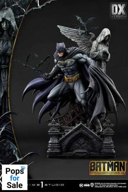 Batman Ultimate Premium Masterline Series Statue 1/4 Batman Rebirth Edition Black Deluxe Version 71 cm