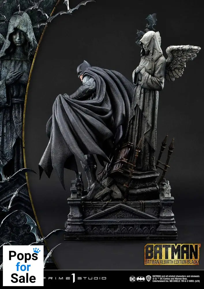 Batman Ultimate Premium Masterline Series Statue 1/4 Batman Rebirth Edition Black Deluxe Version 71 cm Statues