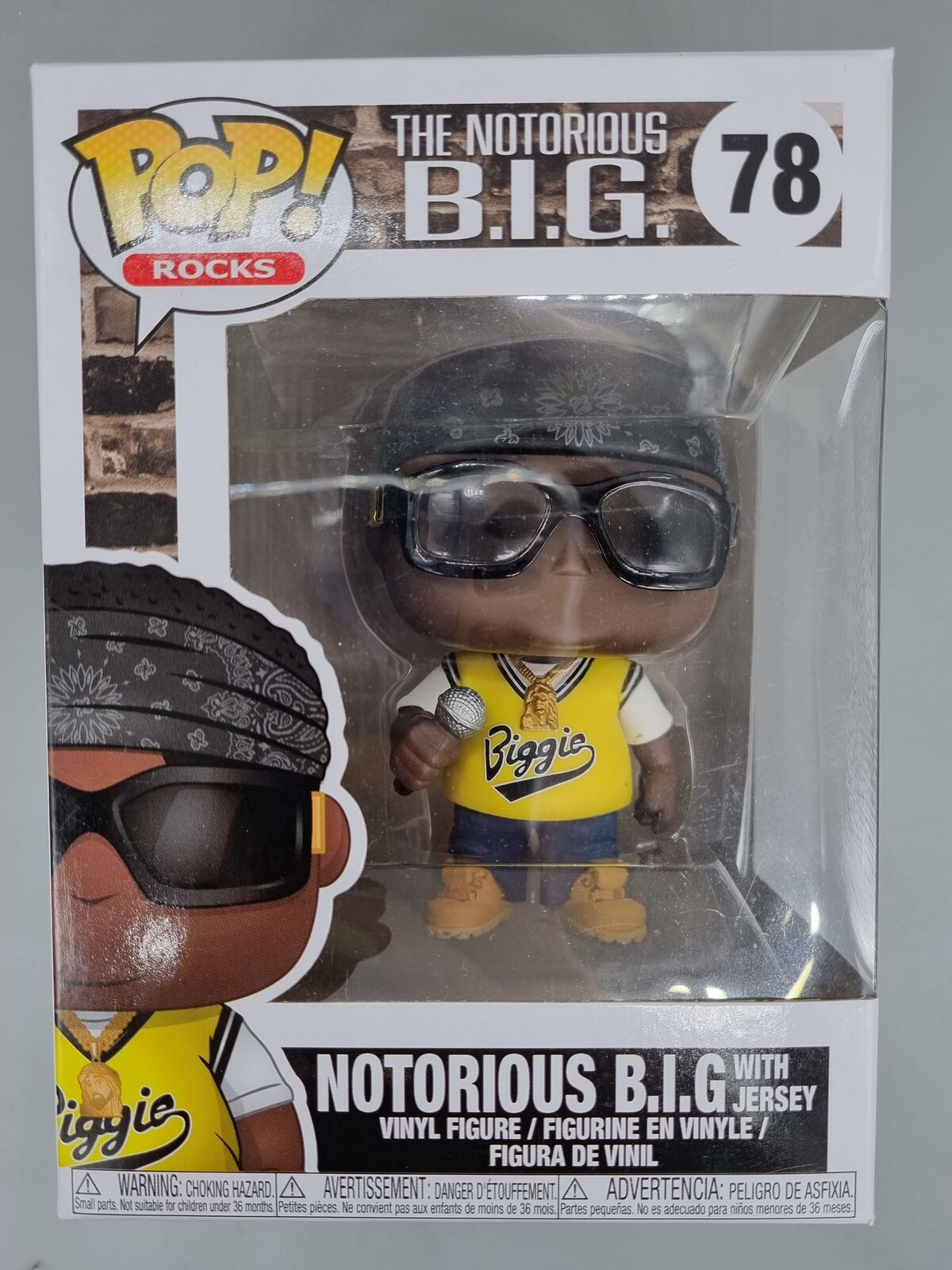 78 Notorious B.I.G. (with Jersey) - Rocks Funko POP