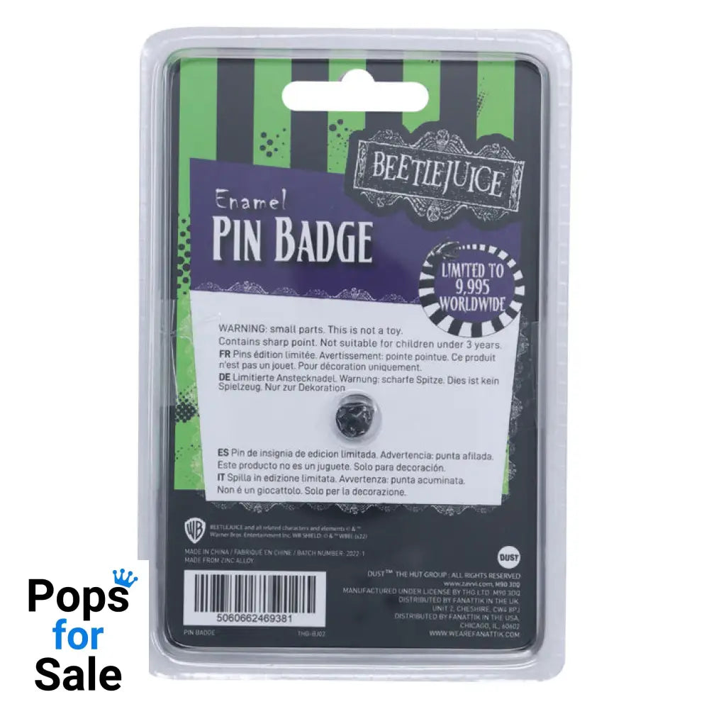 BeetleJuice Limited Edition Pin Badge Pin Badge