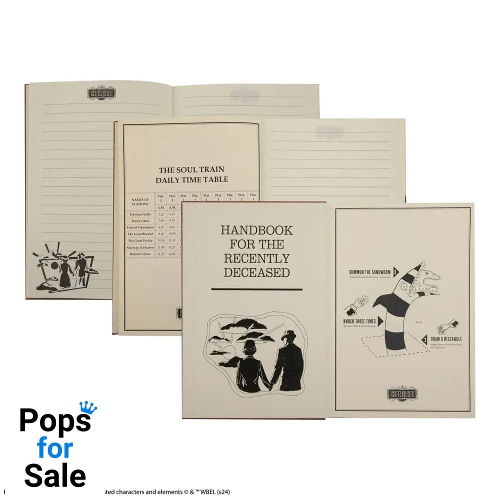 Beetlejuice Notebook Handbook for the Recently Deceased