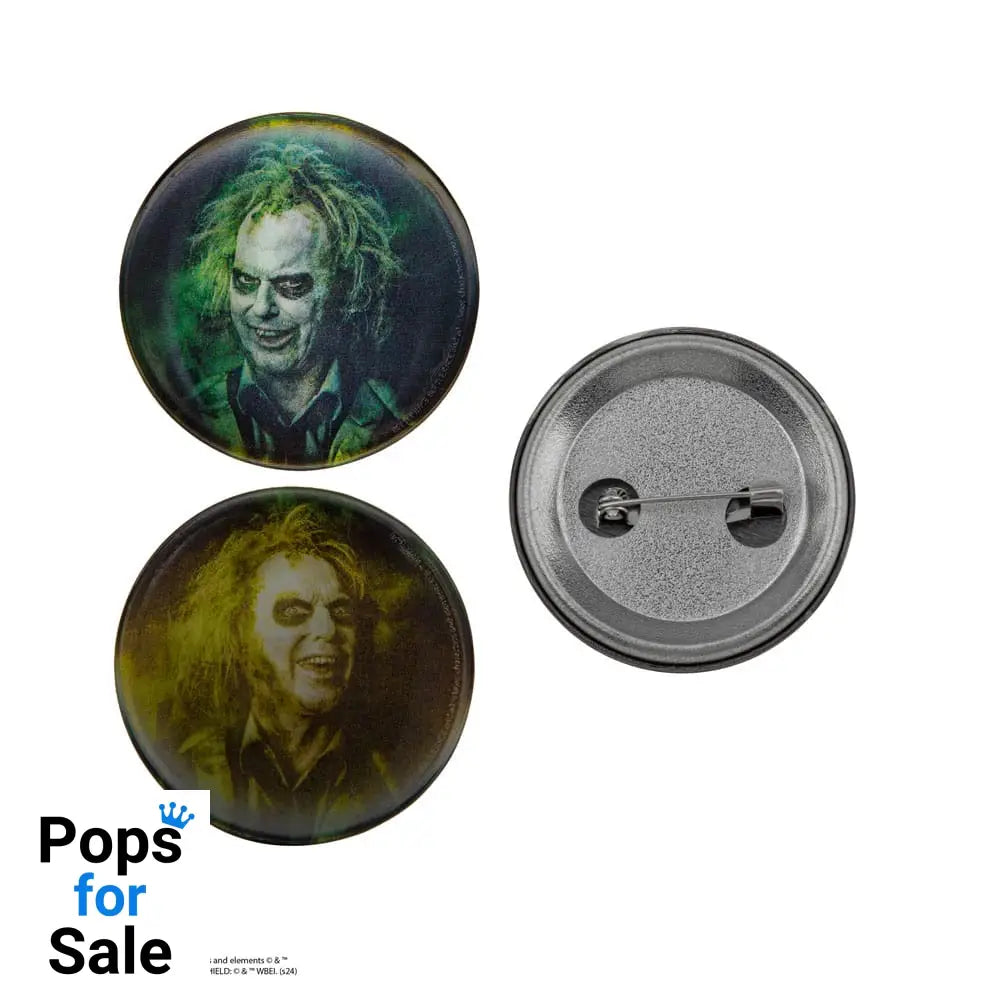 Beetlejuice Pin Badges 6-Pack