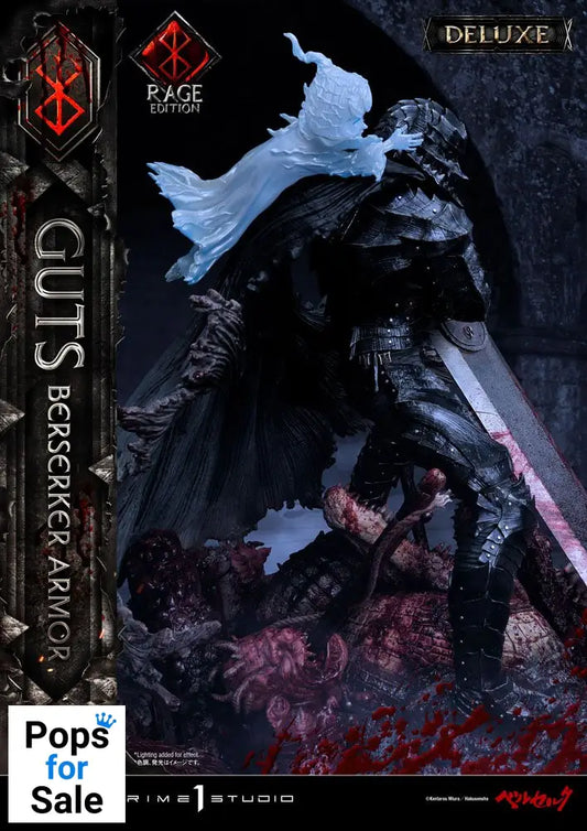 Berserk Statue 1/4 Guts Berserker Armor Rage Edition Deluxe Version 67 cm