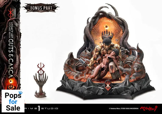 Berserk Ultimate Legacy Art Kentaro Miura Statue 1/4 Guts & Casca Bonus Version 72 cm