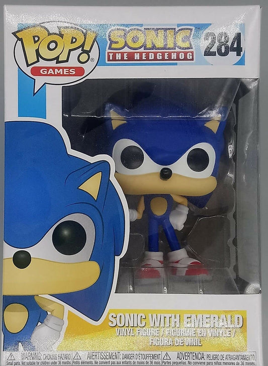 284 Sonic with Emerald - Sonic the Hedgehog Funko POP