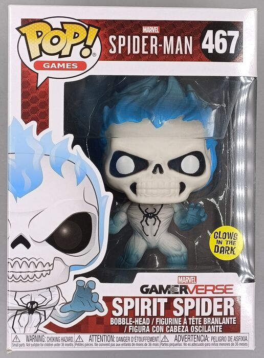 #467 Spirit Spider - Glow - Marvel Spider-Man Game Funko POP
