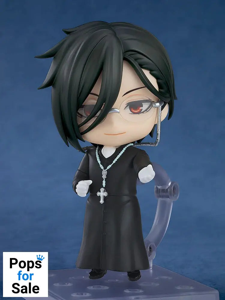 Black Butler: Boarding School Arc Nendoroid Action Figure Sebastian Michaelis: Sapphire Owl Ver. 10 cm