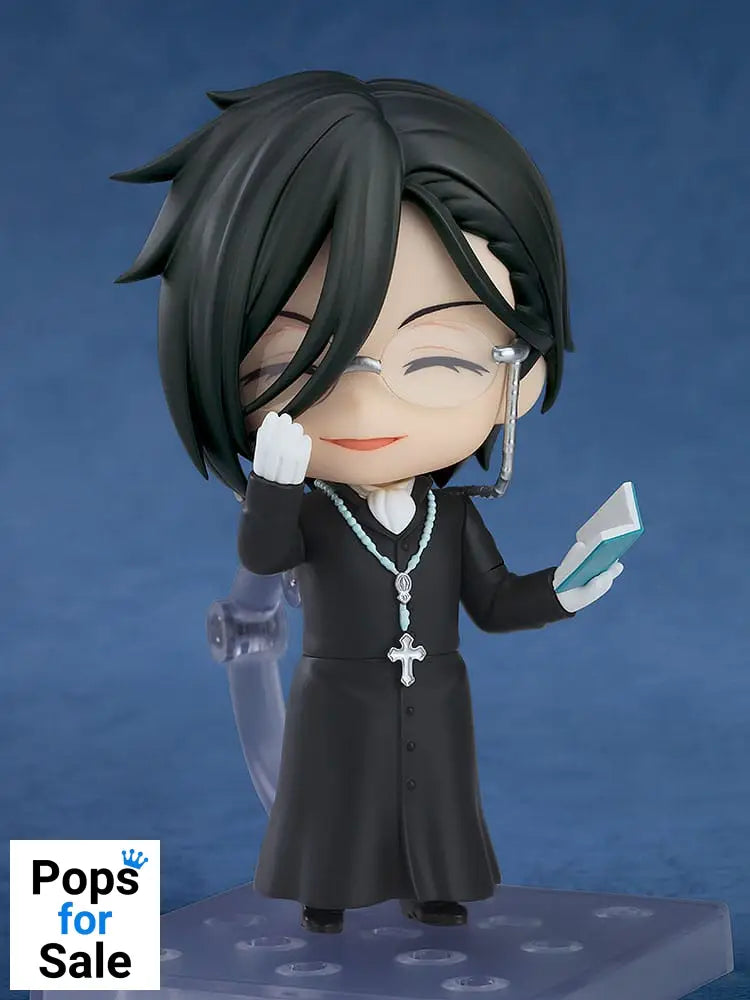 Black Butler: Boarding School Arc Nendoroid Action Figure Sebastian Michaelis: Sapphire Owl Ver. 10 cm