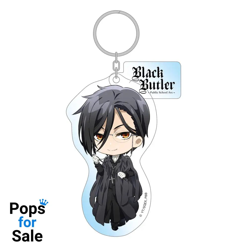 Black Butler: Public School Arc Acrylic Keychain Sebastian 8 cm Keyrings