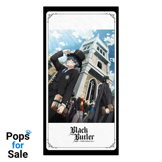 Black Butler: Public School Arc Towel Ciel & Sebastian 150 x 75 cm