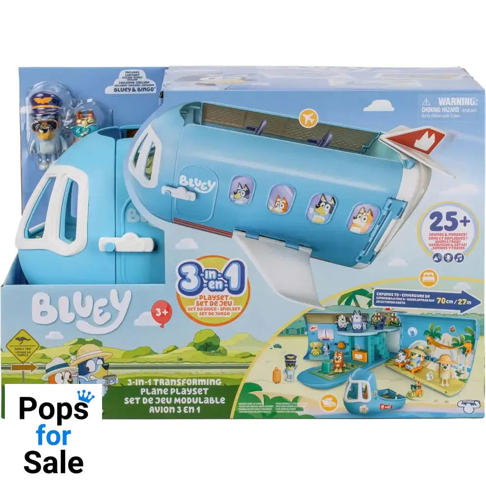 Bluey Mini Figure Playset Bluey Holiday 3in1 Set