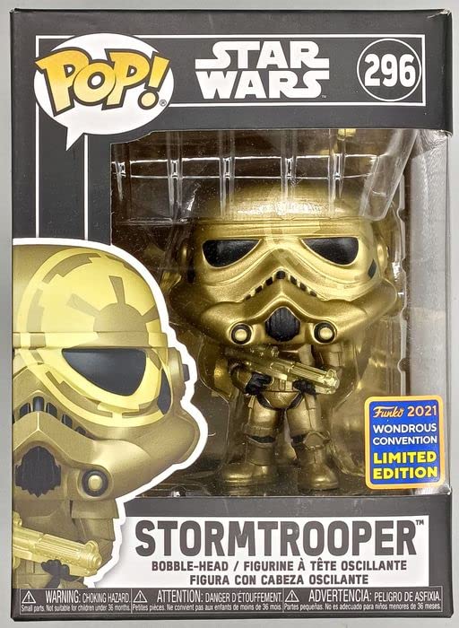 296 Stormtrooper (Artist) Star Wars - 2021 Con - Funko POP - Box Damaged