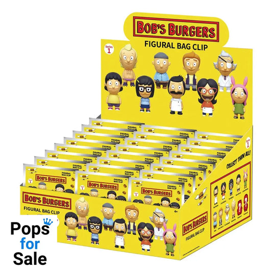 Bob's Burgers 3D Foam Bag Clips Series 1 Display (24)