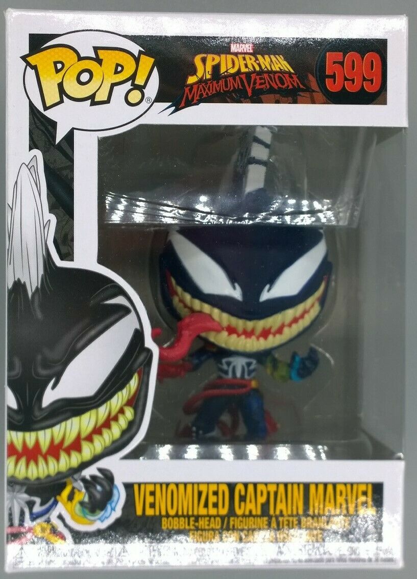 #599 Venomized Captain Marvel - Marvel Max Venom Funko POP