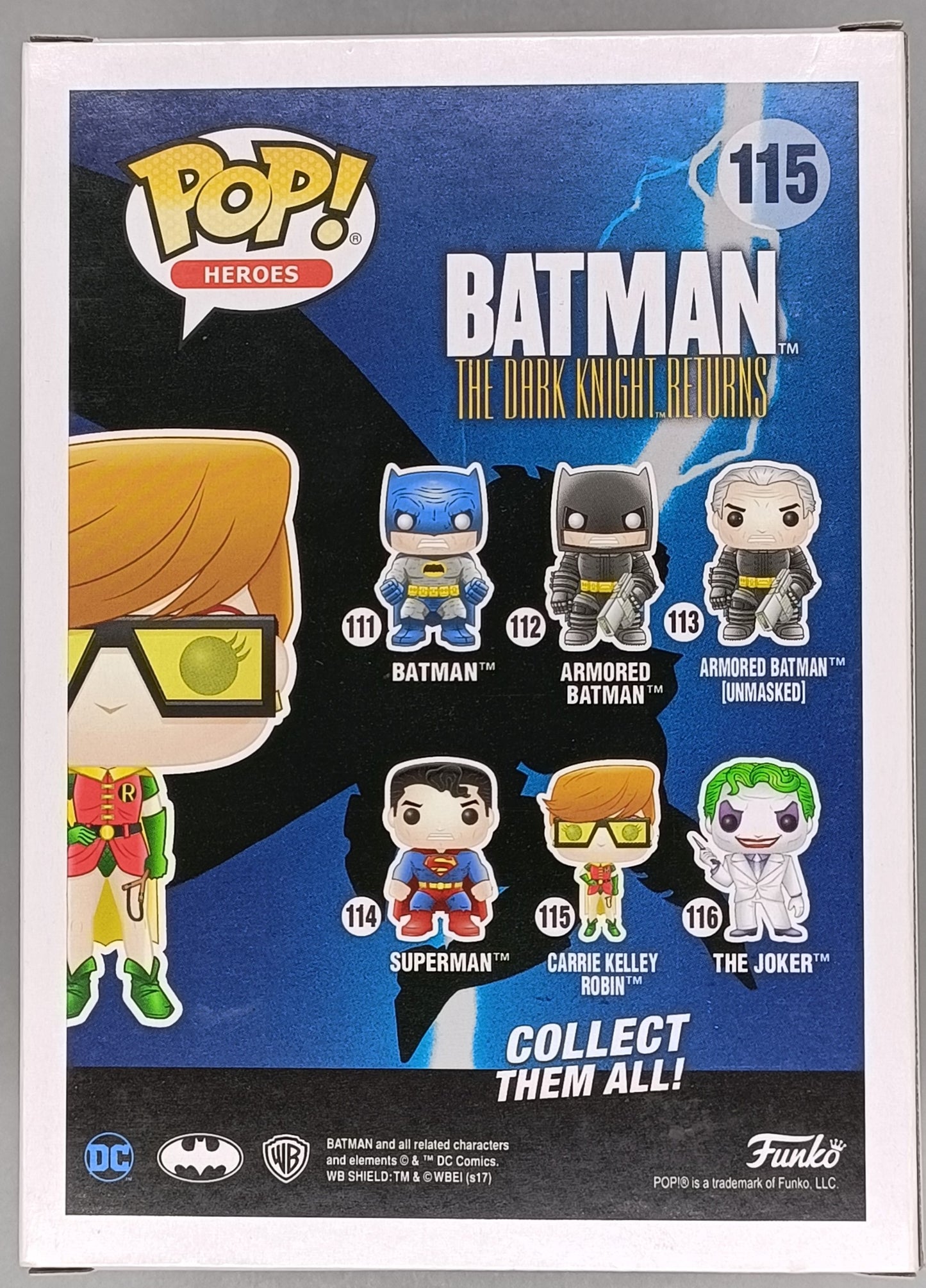 115 Carrie Kelley Robin - DC Batman Dark Knight Returns Funko POP - Brand New