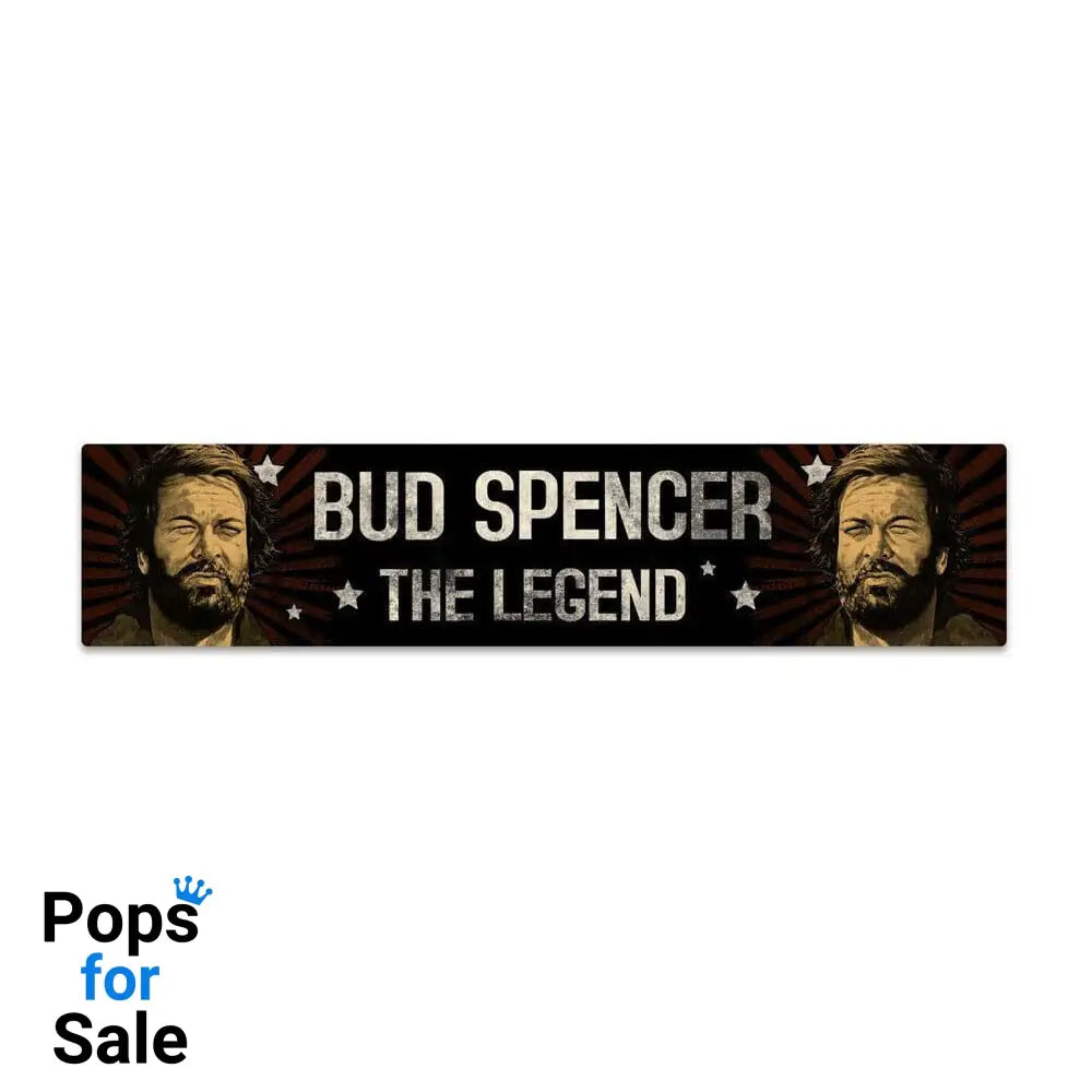 Bud Spencer Tin Sign with Magnet The Legend 16 x 3,5 cm Tin signs