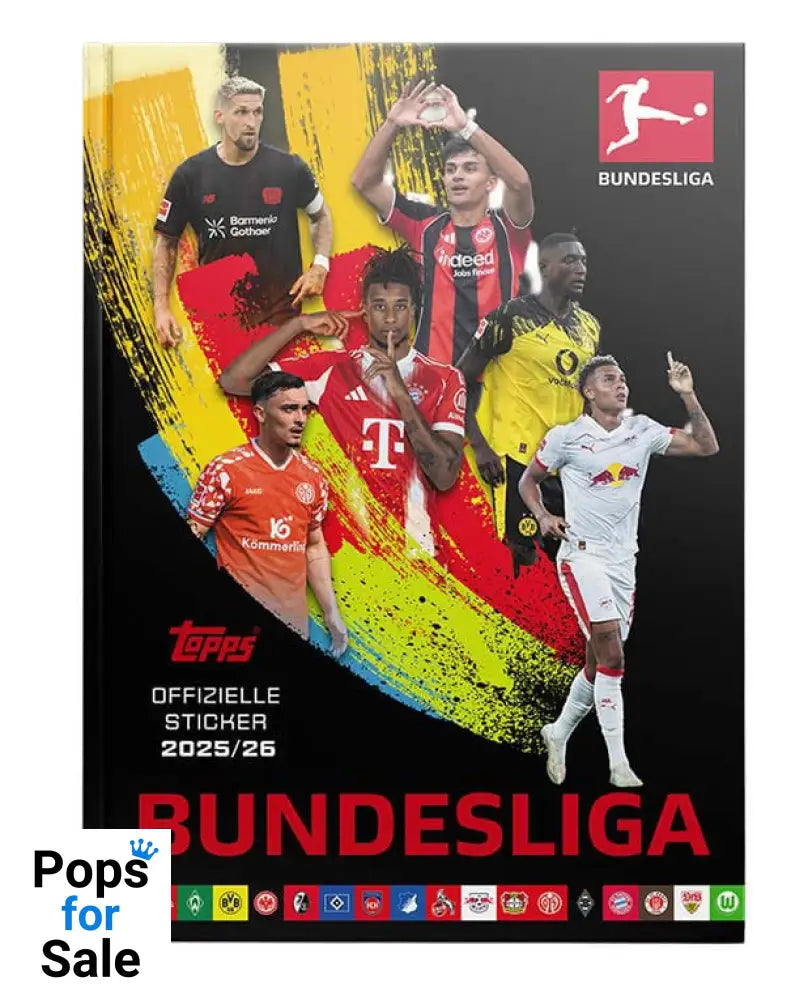 Bundesliga 2025/26 Sticker Collection Album Hardcover *German Version*