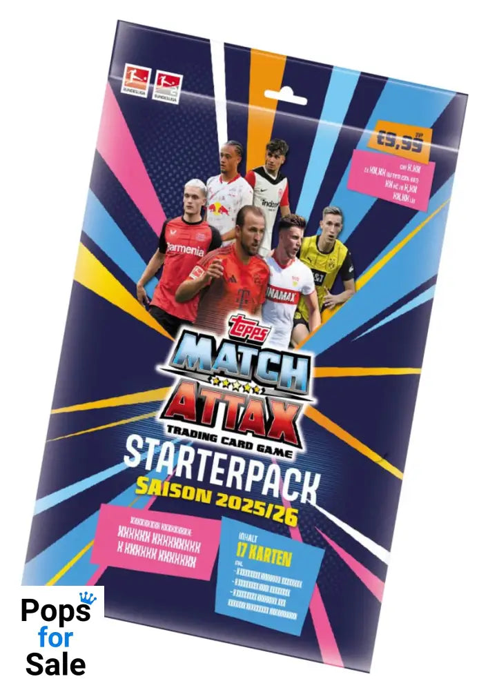 Bundesliga Match Attax Trading Cards 2025/26 Starter Pack *German Version* Trading cards