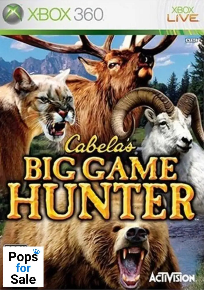 Cabelas Big Game Hunter for Microsoft Xbox 360