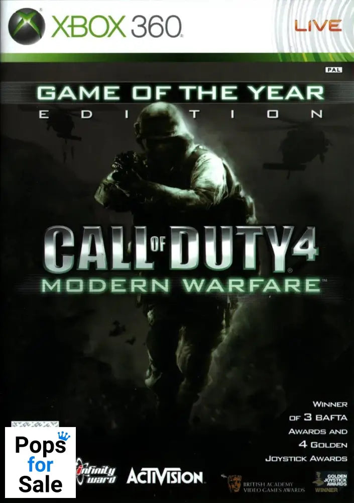 Call of Duty 4: Modern Warfare Game of the Year Edition for Microsoft Xbox 360