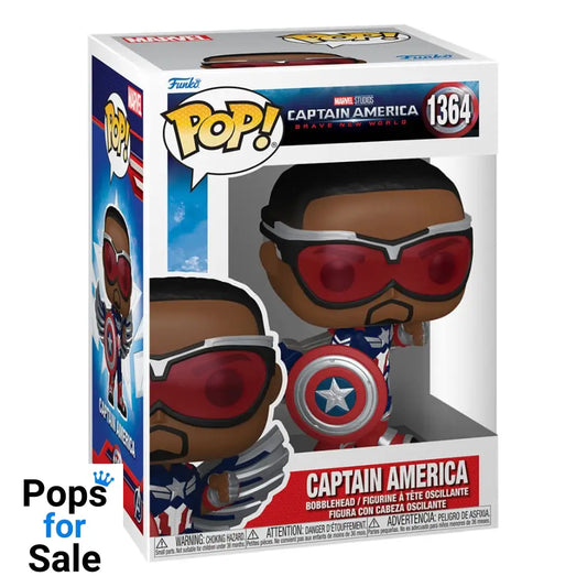 Captain America Brave New World POP! Movies Vinyl Figure Captain America 9 cm