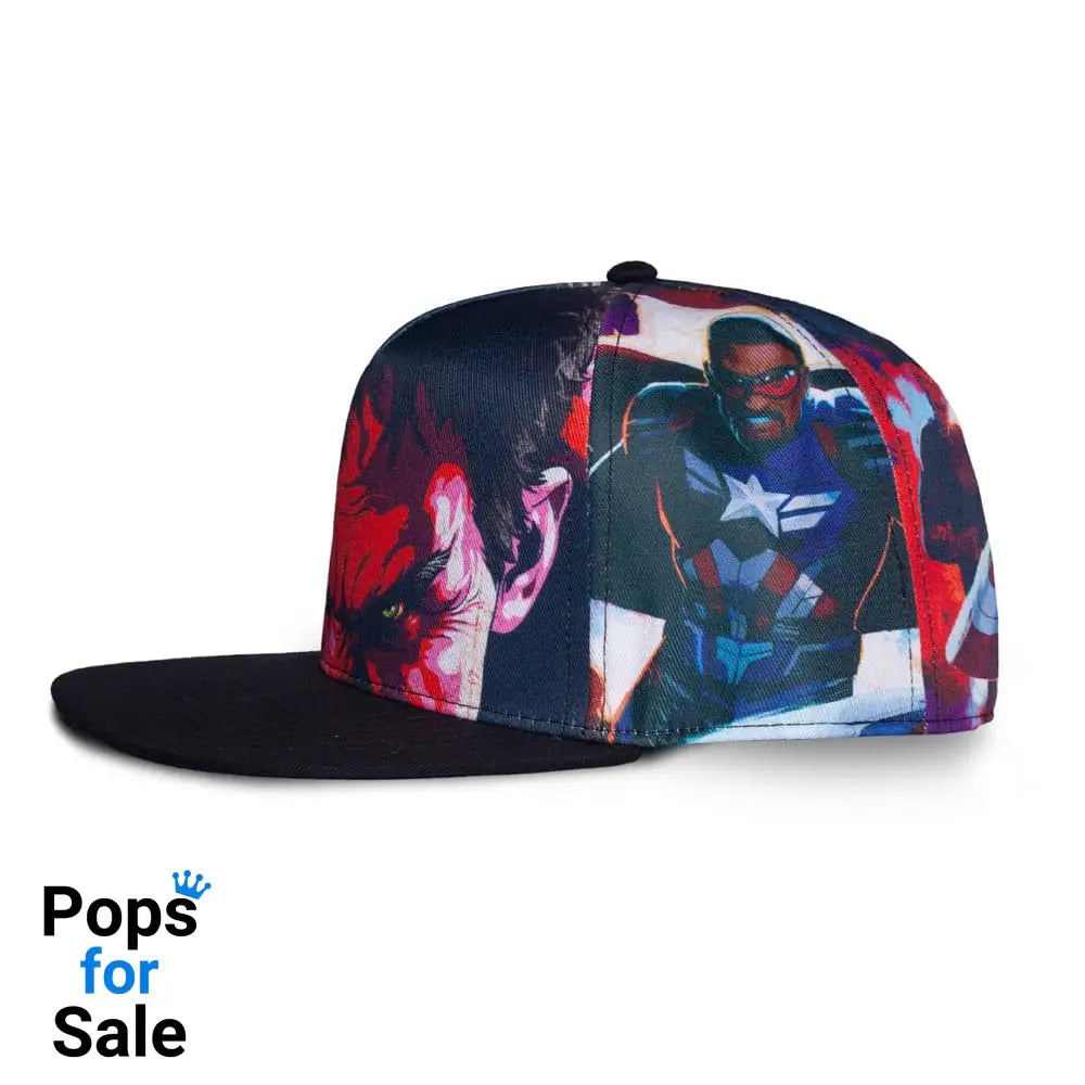 Captain America Brave New World Snapback Cap Red Hulk