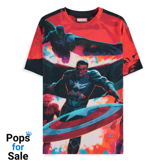 Captain America Brave New World T-Shirt Character Size S