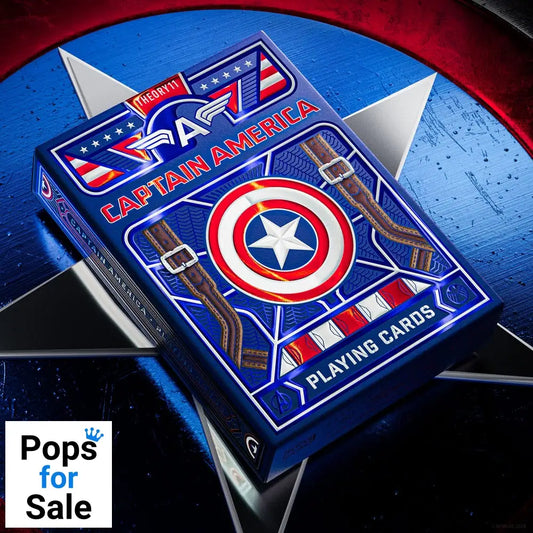 Captain America Playing Cards Patriotic Design