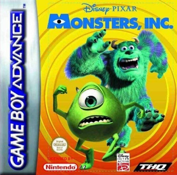Disney-Pixar's Monsters Inc for Nintendo GameBoy Advance